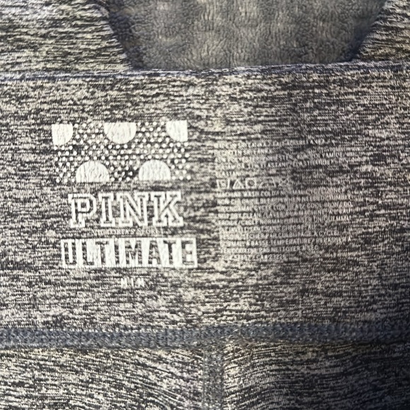 Pink Ultimate Grey Leggings Sz. MD Highrise - Picture 4 of 6